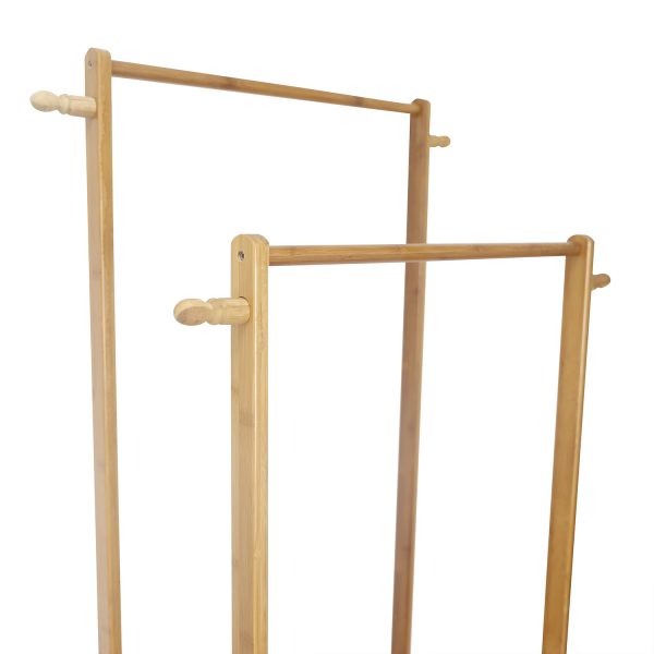 Standing Coat Rack Shoe Bench HBA21024 - Image 2