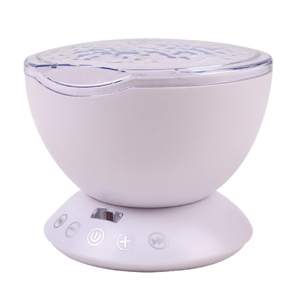 Bluetooth Speaker Ocean Waves Projector Night Light - Image 2